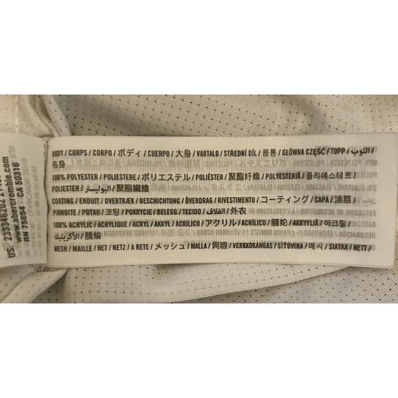 Abercrombie Kids Lined Navy Blue & Orange Logo Swim Shorts Boy's 9/10 - Picture 7 of 7